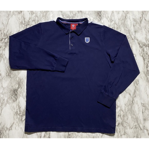 ENGLAND Team1872 The Football Association 2018 Mens Sweatshirt Size XL Logo Blue - Picture 1 of 12